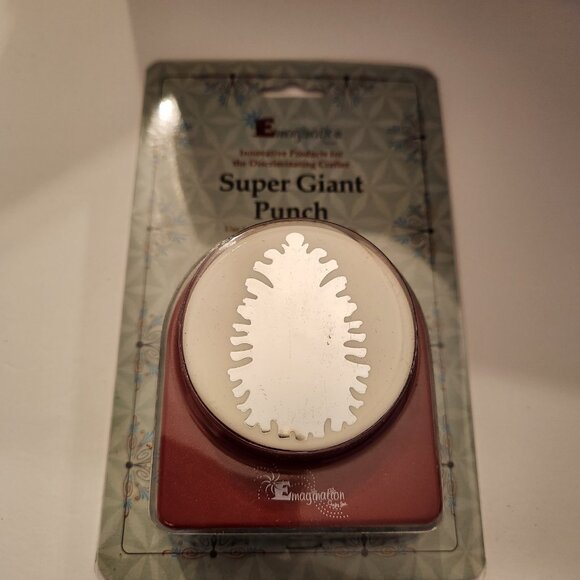 Pine Cone Super Giant Hole Punch Emagination paper Scrapbook Craft Shapes - Picture 1 of 6